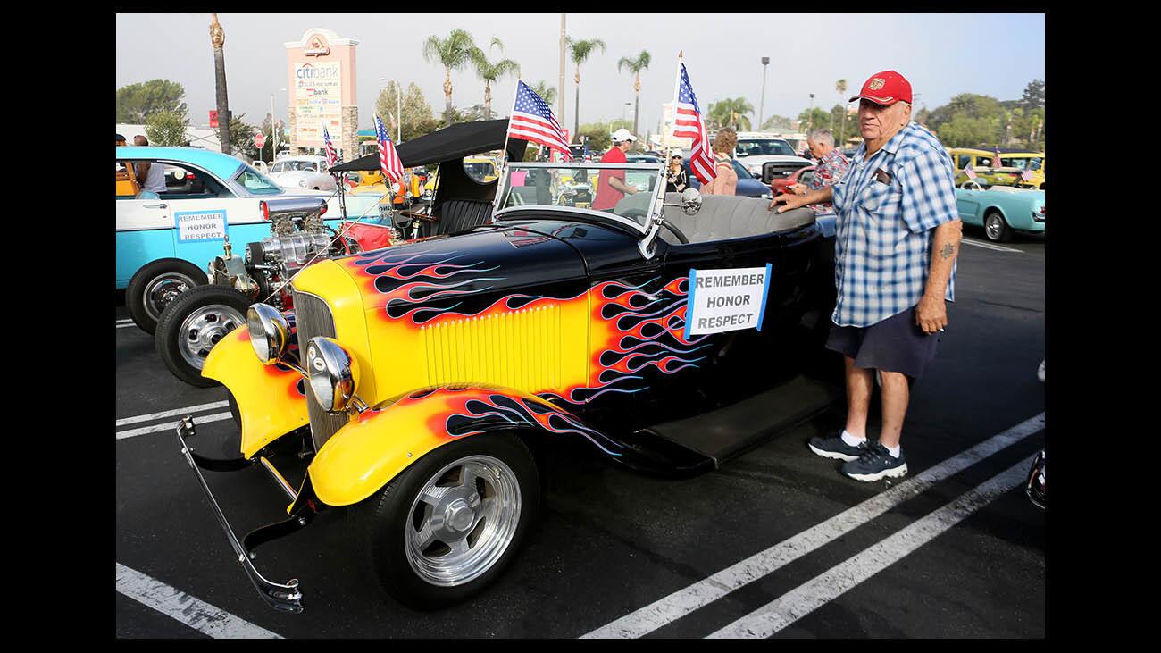 Photo Gallery: The Crescenta Valley Chamber of Commerce Remembrance Motorcade passed by local schools and fire stations