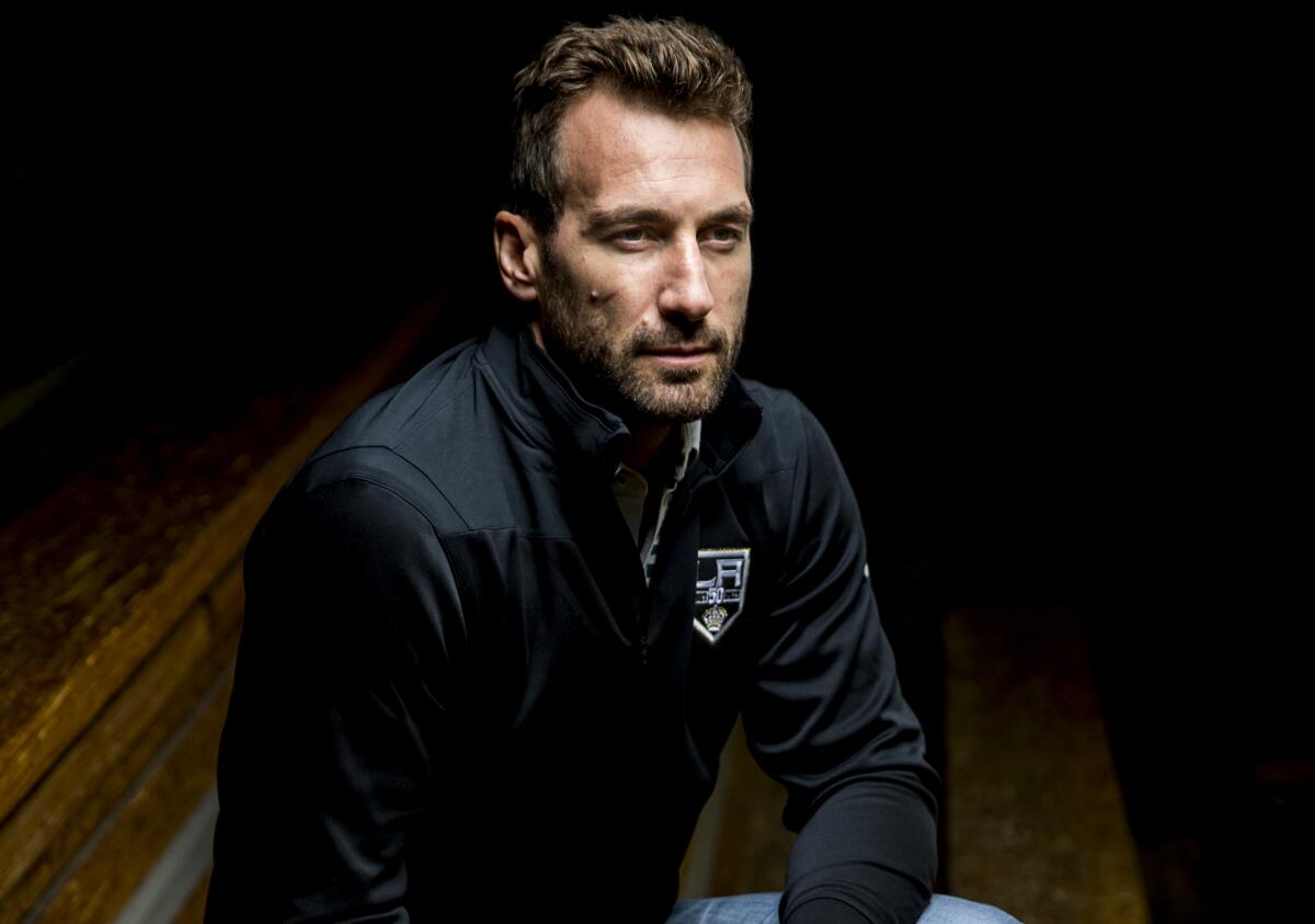 Jarret Stoll is no longer playing for the Kings, but he still has a very active role with the team as a player development coach.