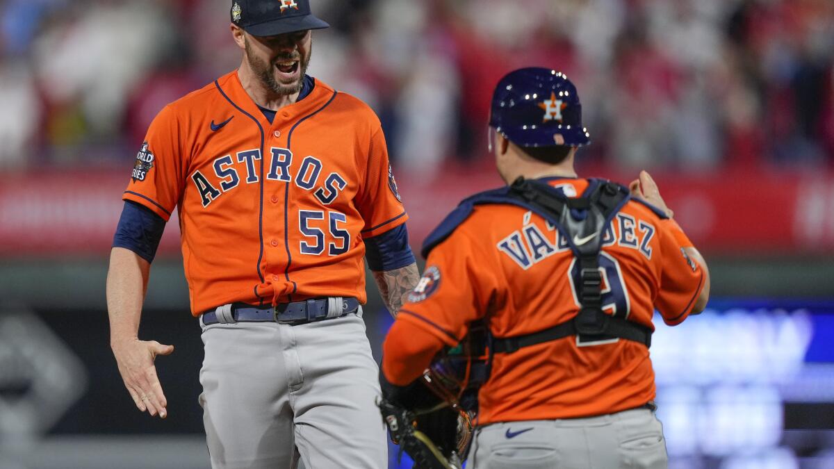 Astros 5, Phillies 0: Astros twirl a combined no hitter - The Good