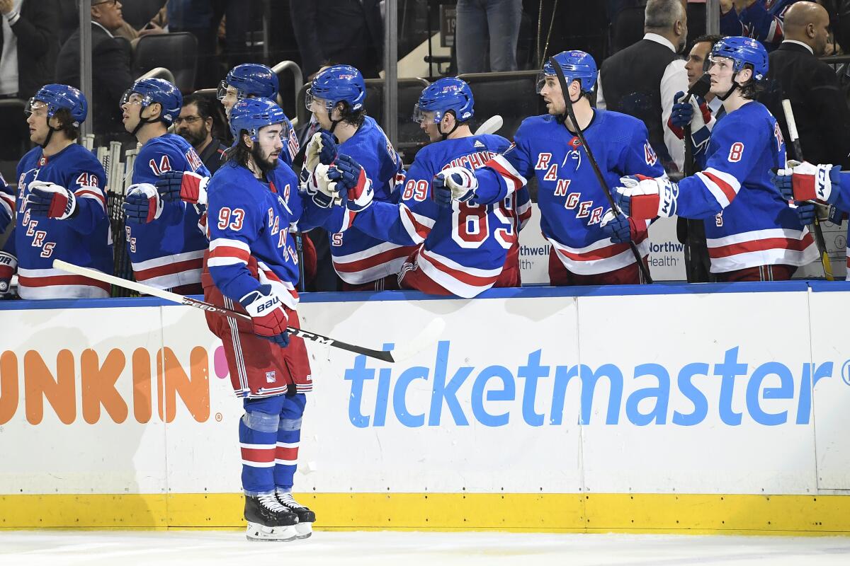 Rangers Center Mika Zibanejad Out with Upper Body Injury