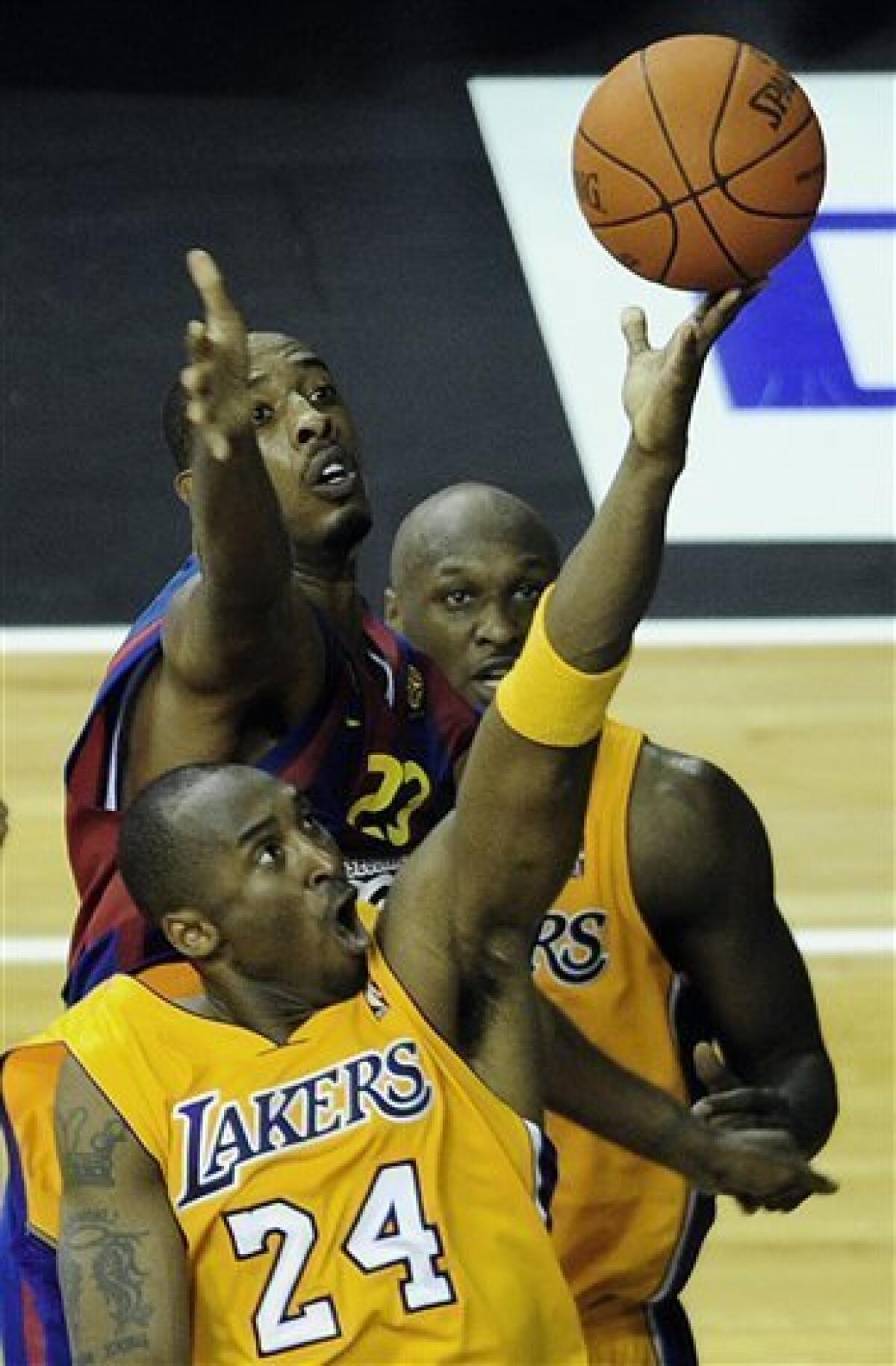 Barcelona beats Lakers 92-88 - The San Diego Union-Tribune