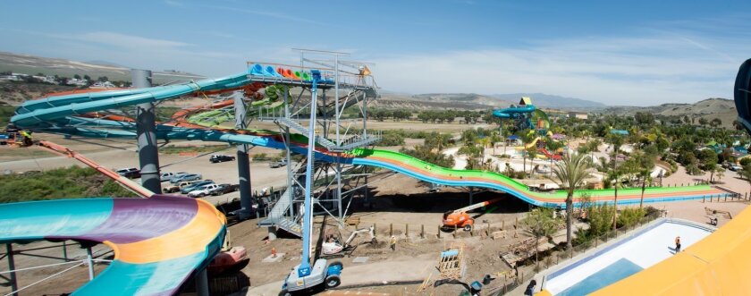 Water Slide Racing Comes To Aquatica The San Diego Union Tribune