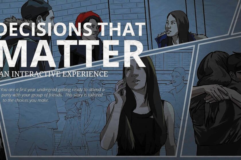 Video game "Decisions That Matter" was developed by students at Pittsburgh's Carnegie Mellon.