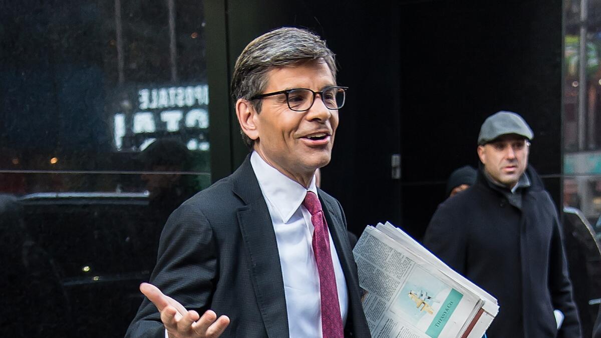 "To learn how to let go and be natural in an unnatural environment takes practice," George Stephanopoulos said.