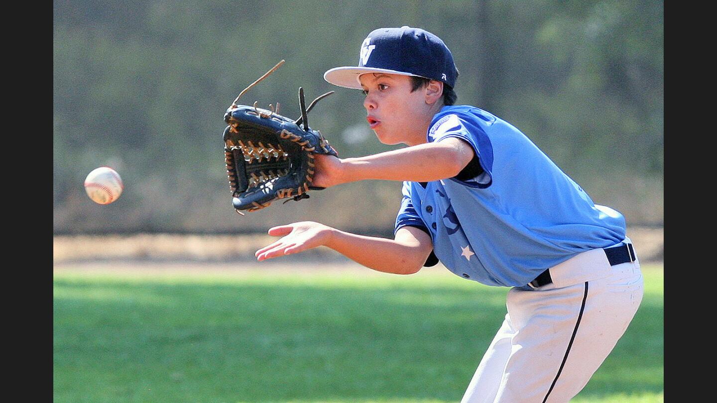 Photo Gallery: Crescenta Valley 11-year-old majors beats Vaqueros in District 16 Little League championship