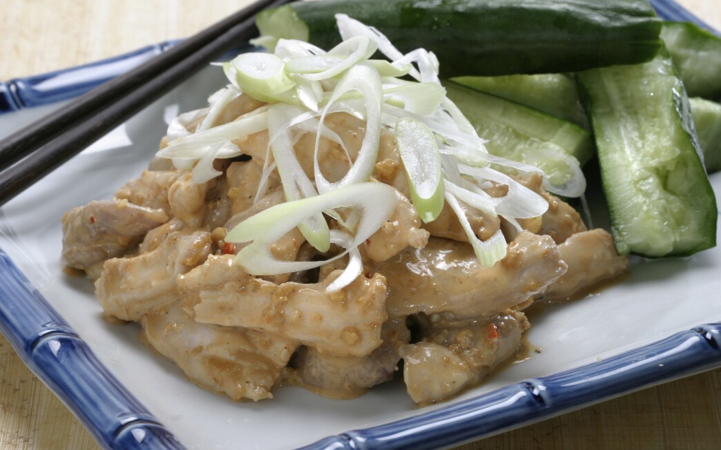 Steamed Chicken Salad With Sesame Sauce Recipe Los Angeles Times