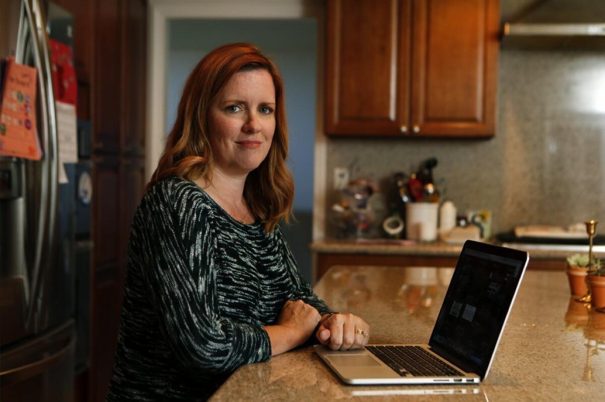 Heather Spohr of Thousand Oaks has been blocked from Donald Trump's Twitter account since she called the president-elect "repulsive" on the social media platform last year.