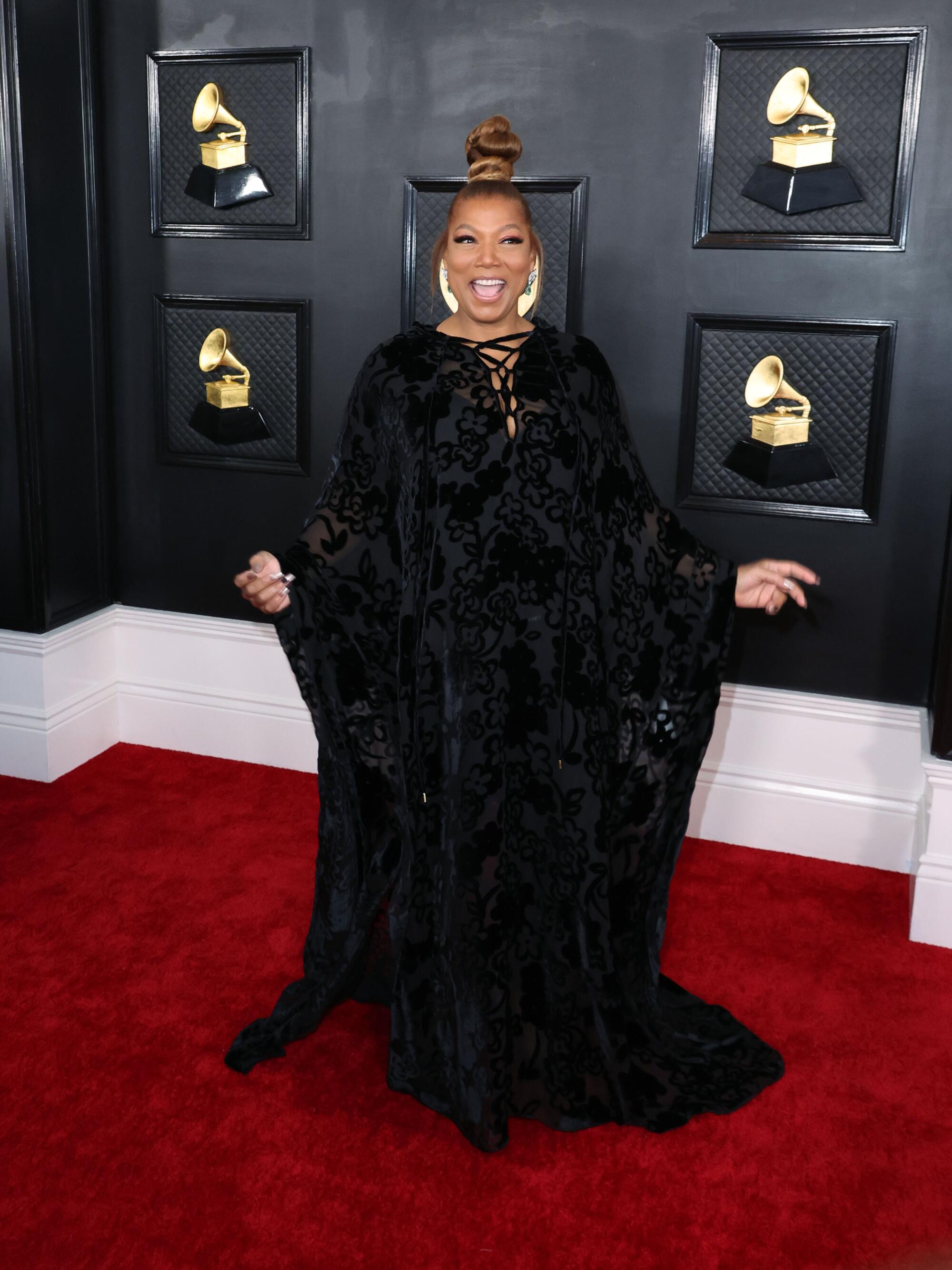 Queen Latifah at the 65th Grammy Awards.
