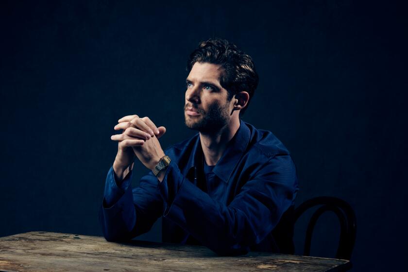 TORONTO, CANADA - SEPT 12: David Corenswet of 'Pearl' photographed at the LA Times Photo Studio at the RBC House during the 2022 Toronto International Film Festival on September 12, 2022 in Toronto, Canada. (Kent Nishimura / Los Angeles Times)