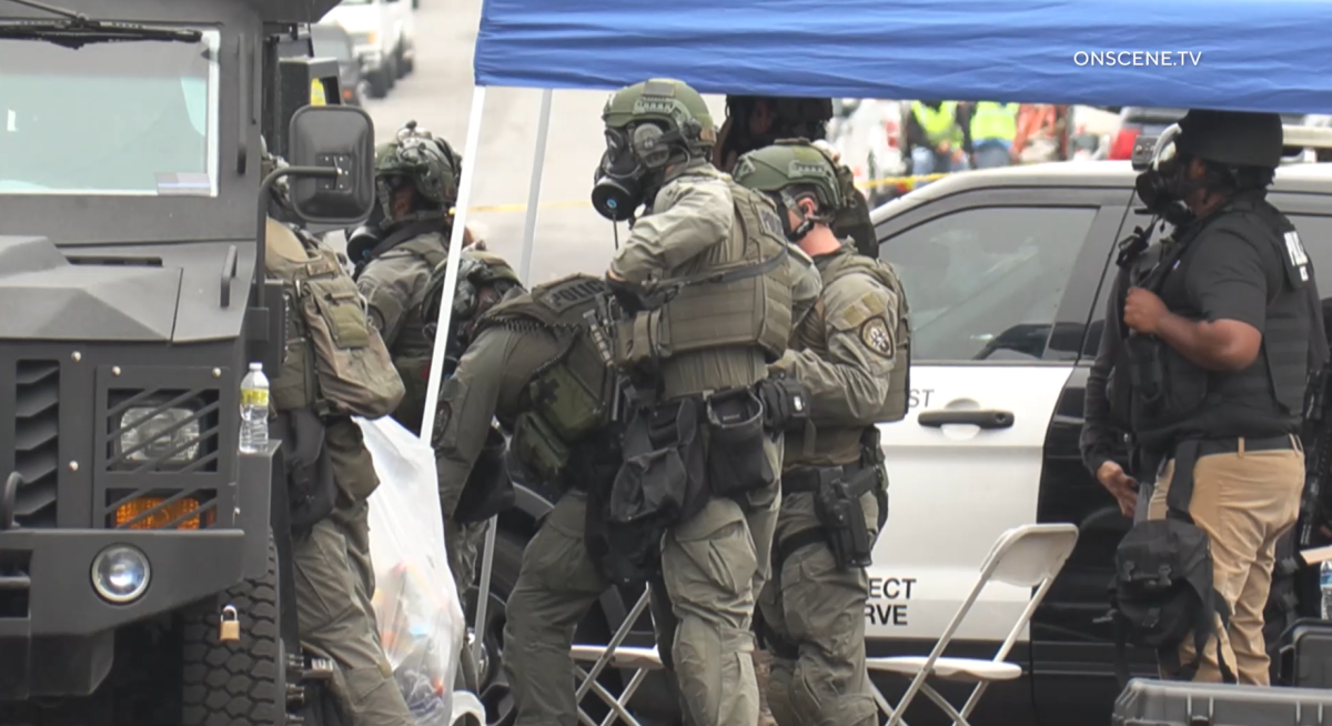 SWAT officers were involving in a standoff in Mountain View.