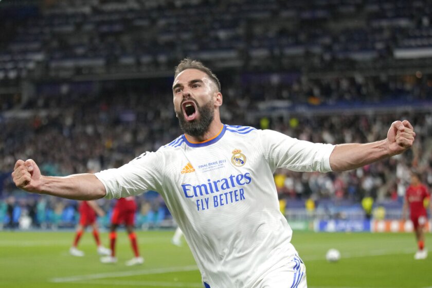 Dani Carvajal, del Real Madrid,