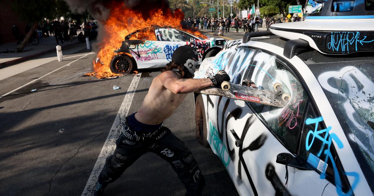 Protesters or agitators: Who is driving chaos at L.A. immigration protests?