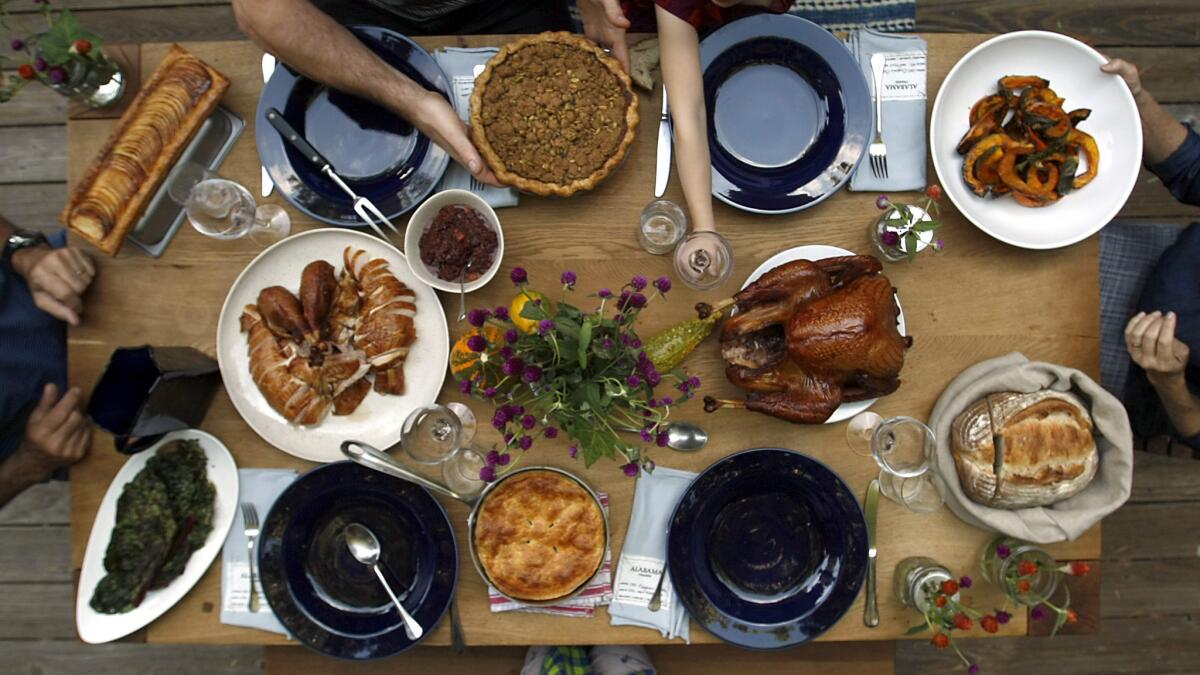 Thanksgiving spread