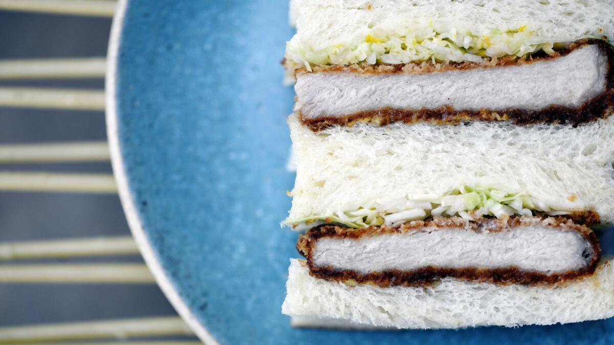 The pork katsu sando