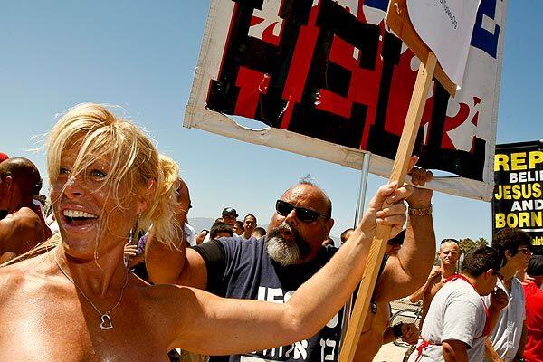 Venice Beach protest