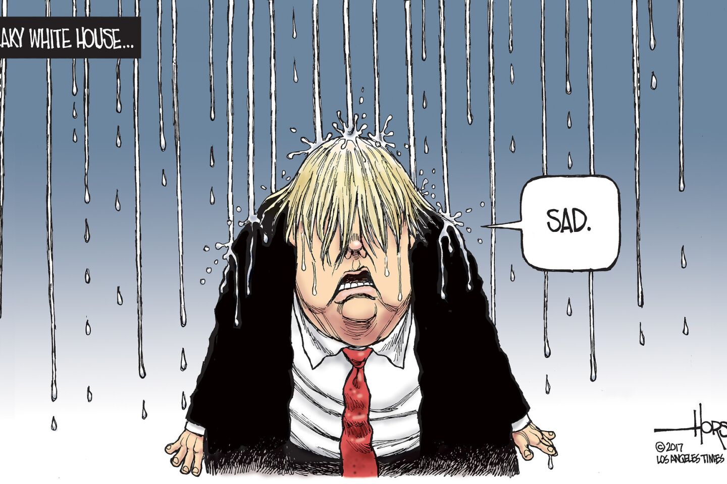 Donald Trump is drenched by leaks.