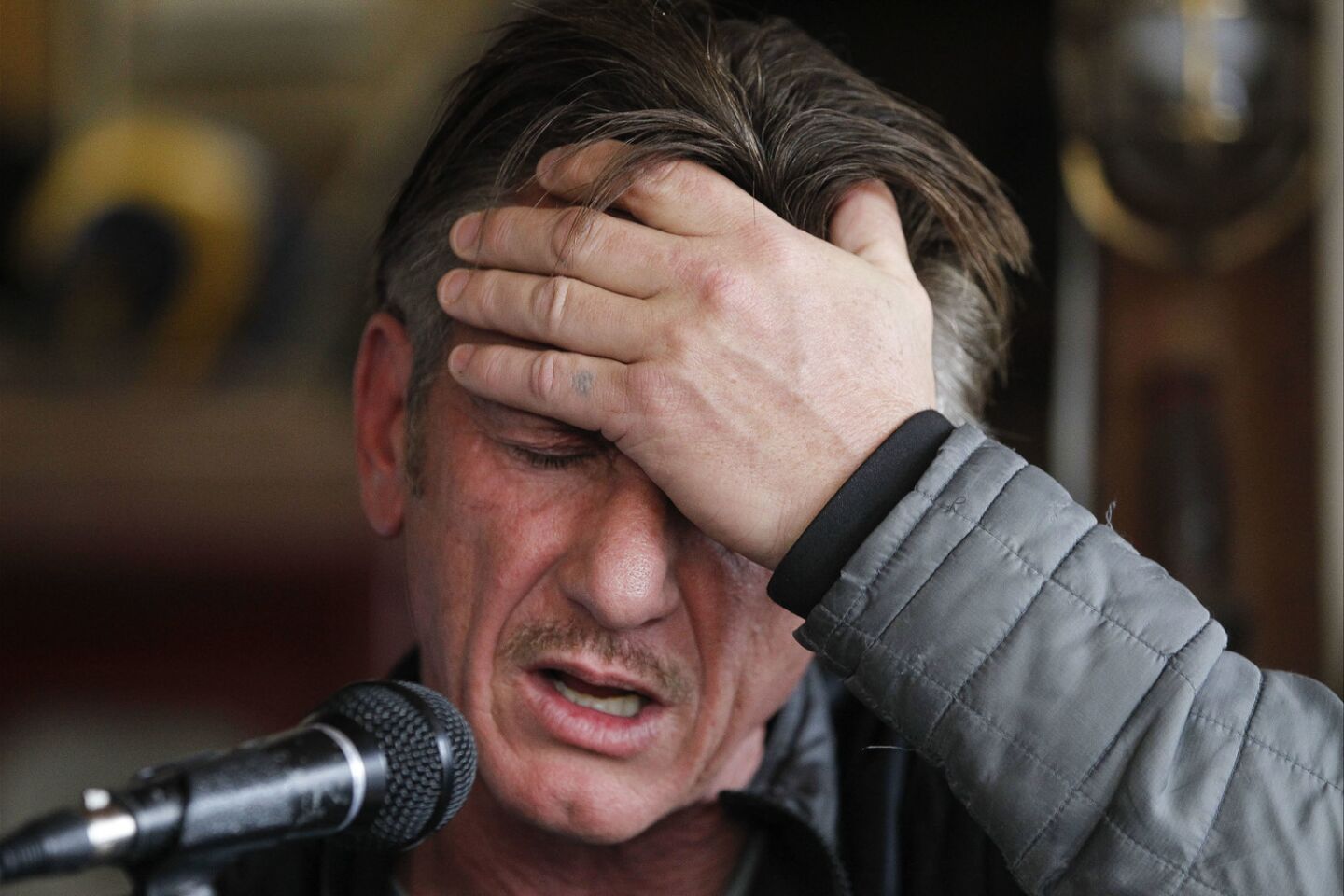Actor Sean Penn promotes new book in La Jolla