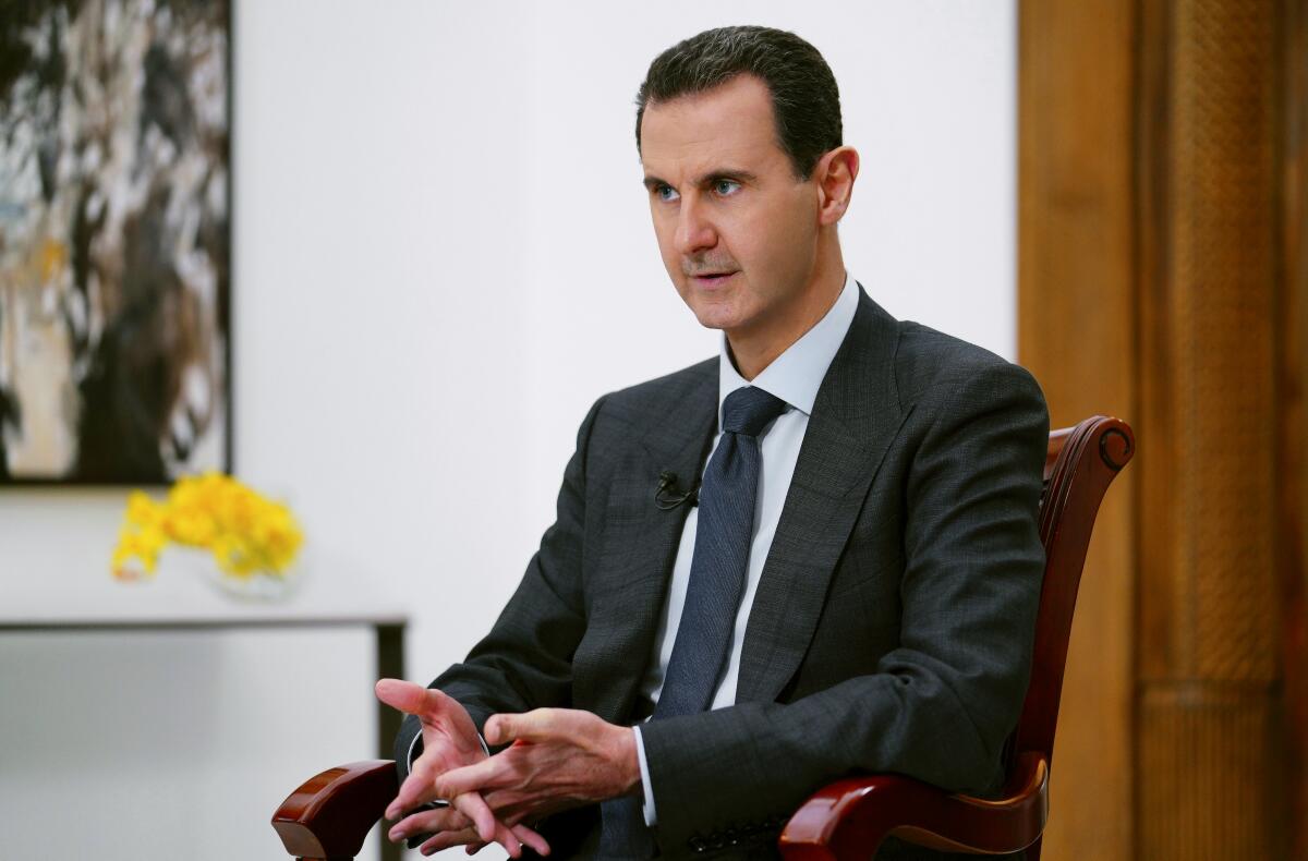 Syrian President Bashar Assad has been in power since 2000.