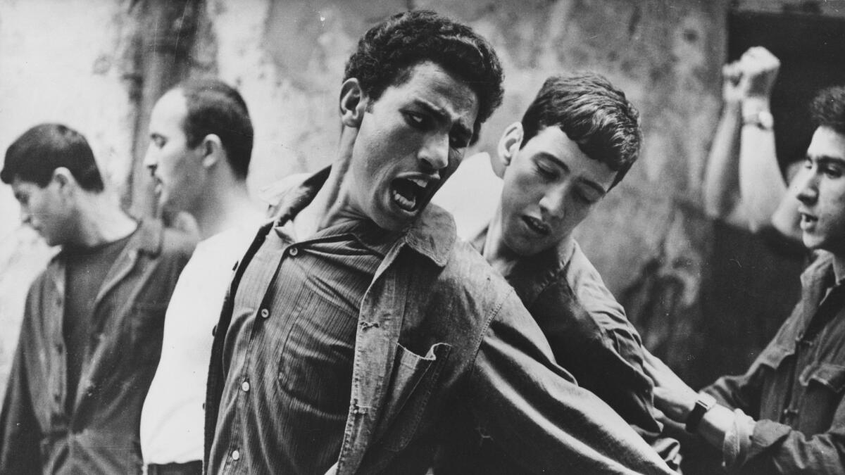 Brahim Haggiag starred as revolutionary leader Ali La Pointe in "The Battle of Algiers."