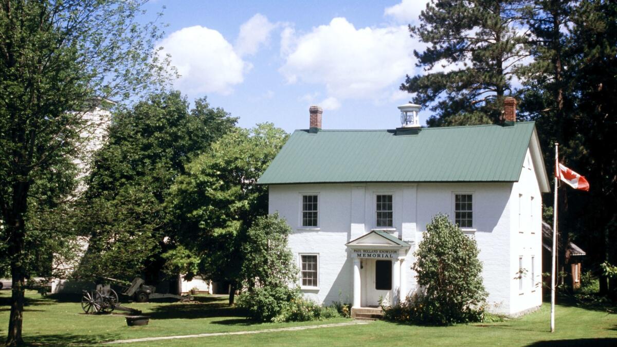 The building that houses the Brome County Museum was built in 1881, orginally as part of the Knowlton Academy and then later converted to a fire station.