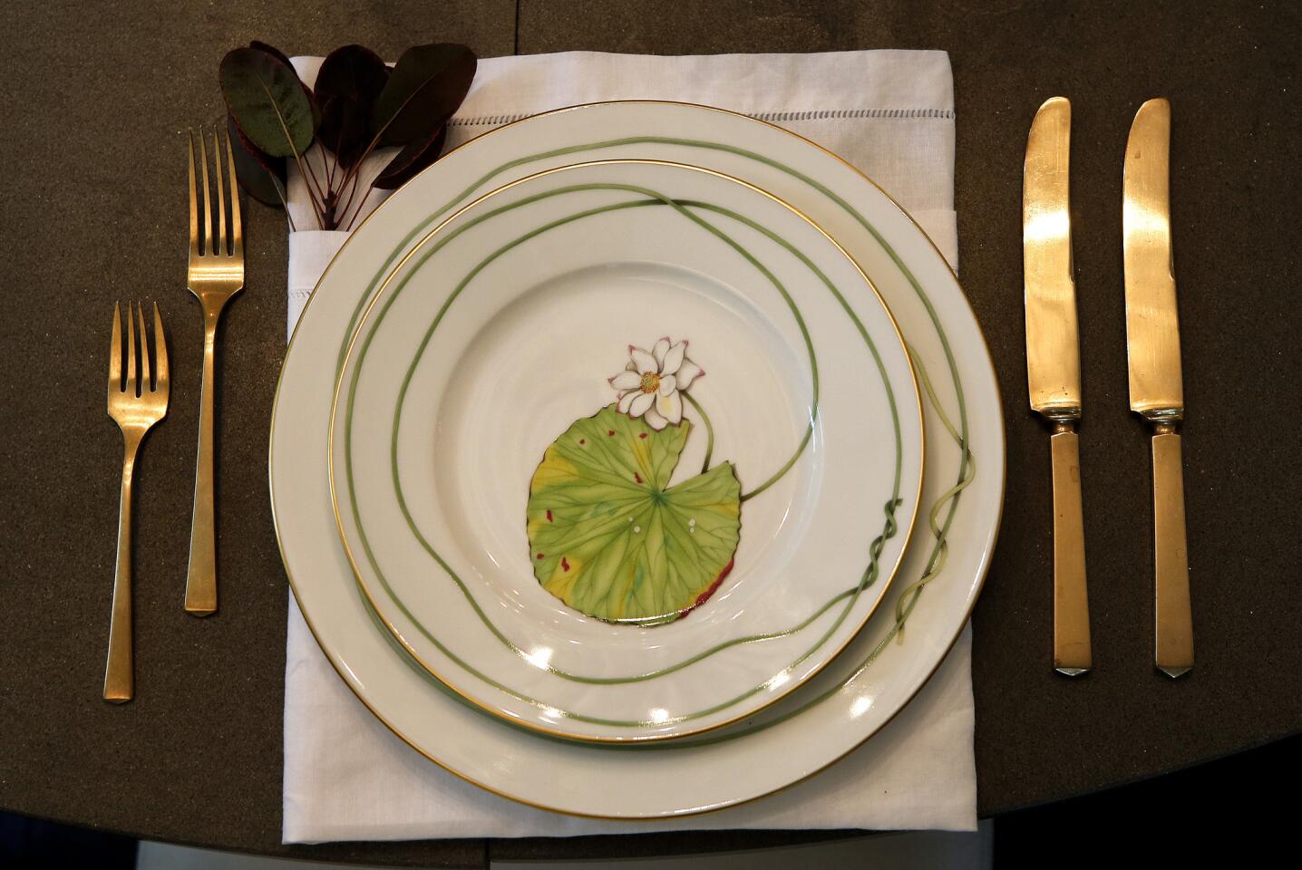 Table setting for Thanksgiving