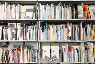 Los Angeles, CA - September 19: Archived materials are seen at the LA Contemporary Art Archives, a small collection space in Chinatown on Tuesday, Sept. 19, 2023 in Los Angeles, CA. (Dania Maxwell / Los Angeles Times)