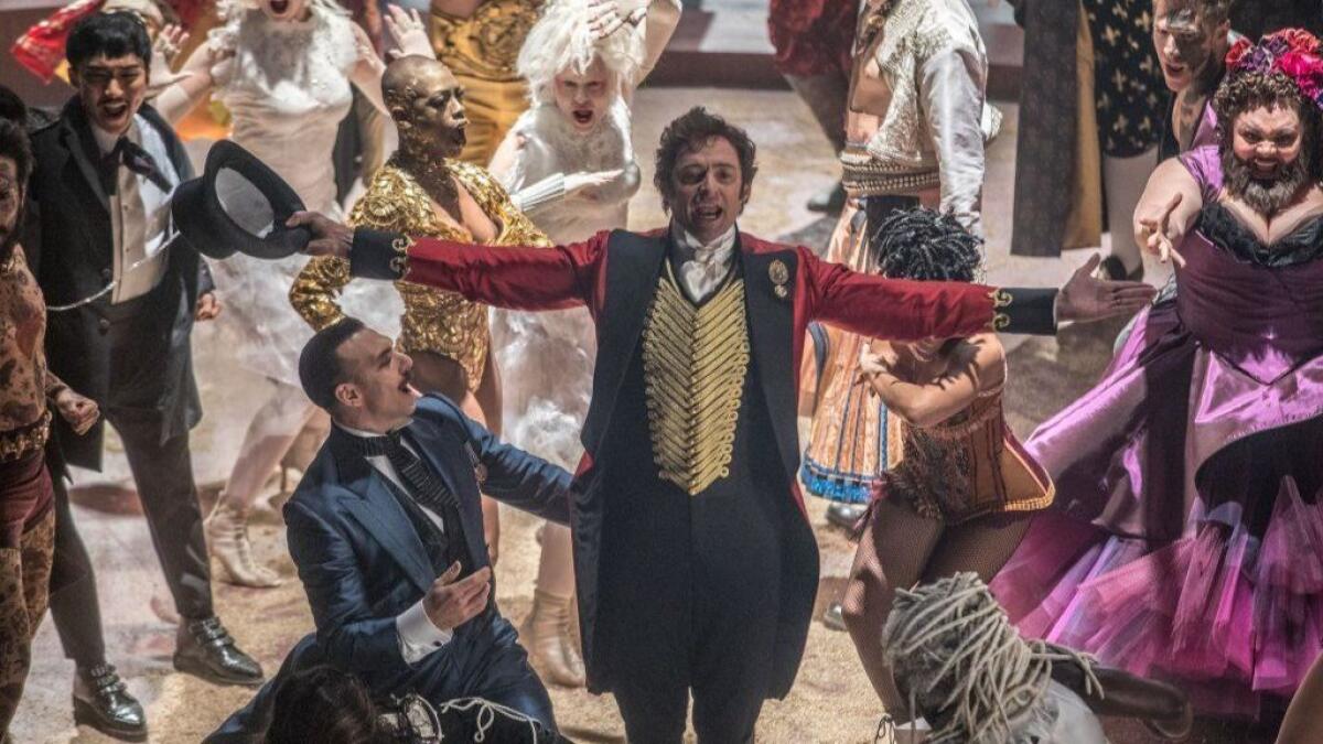 P.T. Barnum (Hugh Jackman) comes alive with the oddities in 20th Century Fox's "The Greatest Showman."