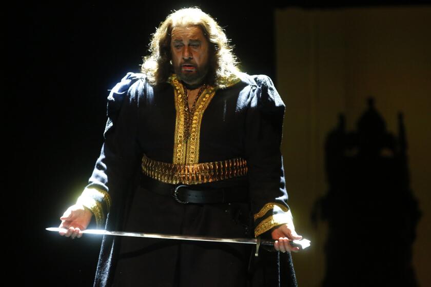 Plácido Domingo as Macbeth.