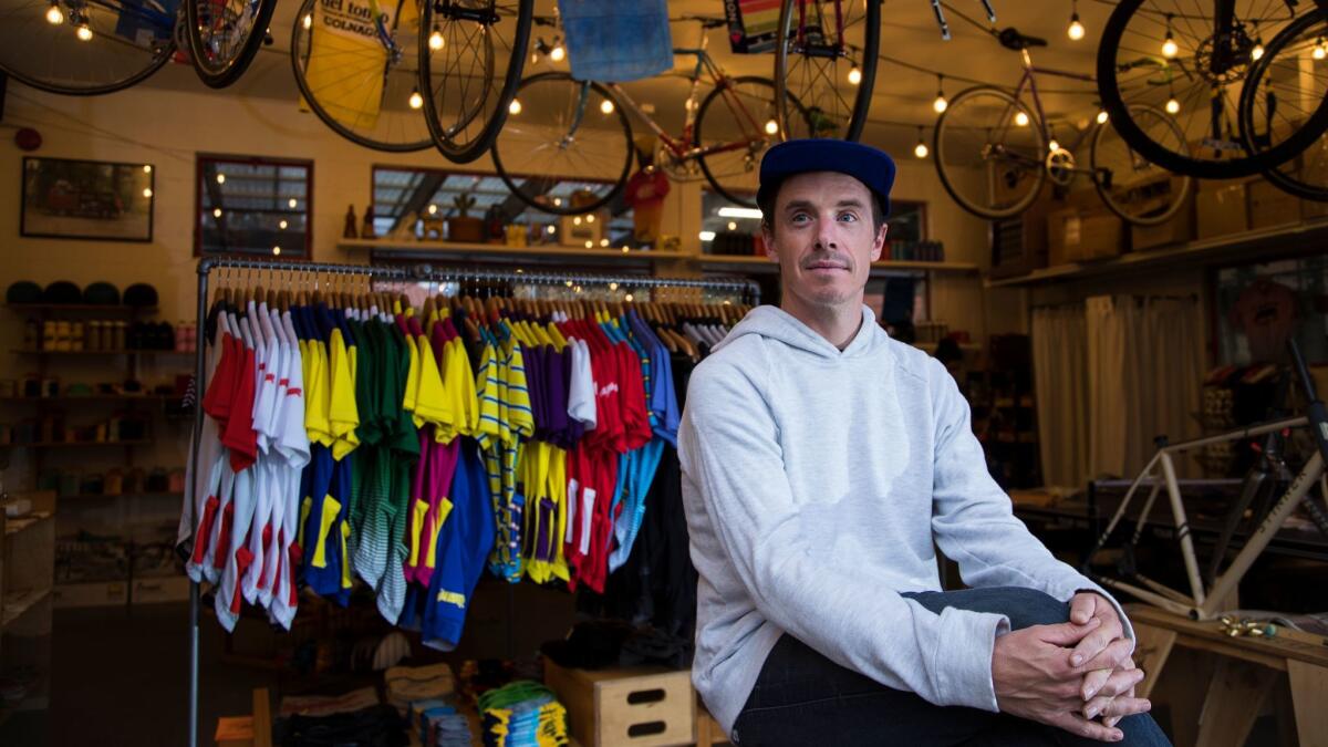 Sean Talkington, owner of Team Dream cycling apparel, was surprised when counterfeit versions of his company's products appeared on a Chinese e-commerce site.