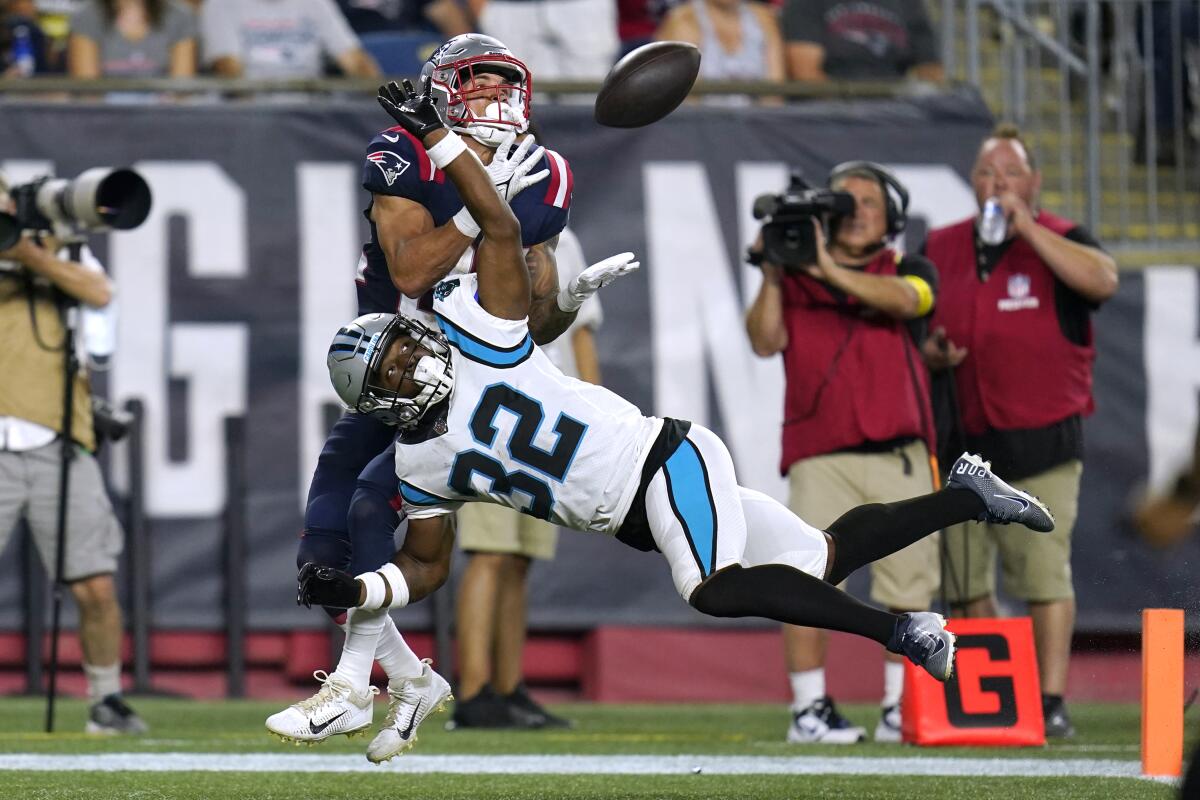 Jones helps Patriots beat Panthers 20-10 in preseason game - The