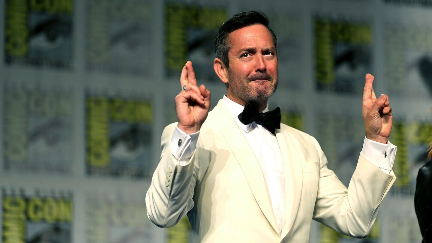 Actor Thomas Lennon speaks at the 29th annual Will Eisner Comic Industry Awards on Friday at the Hilton San Diego Bayfront Hotel during Comic-Con 2017 in San Diego.
