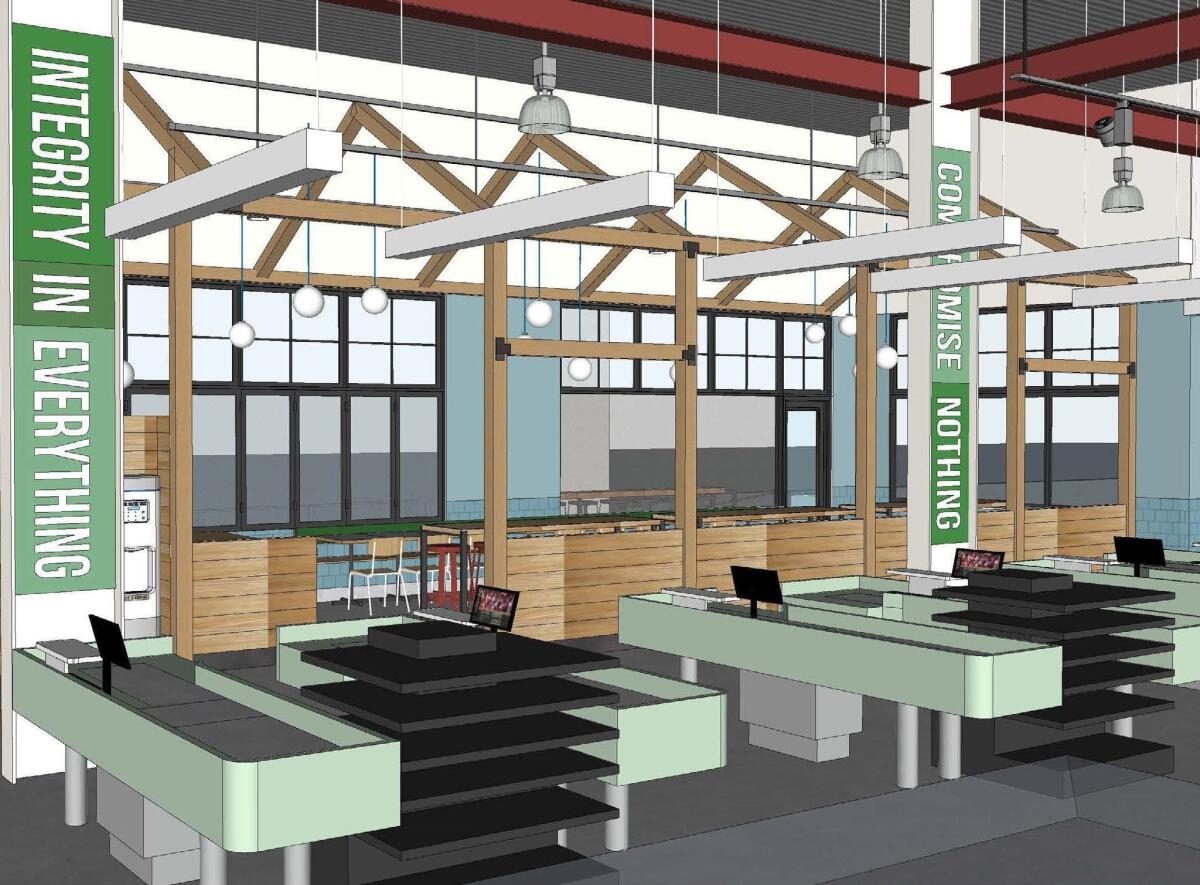 A rendering of the new Jimbo's.