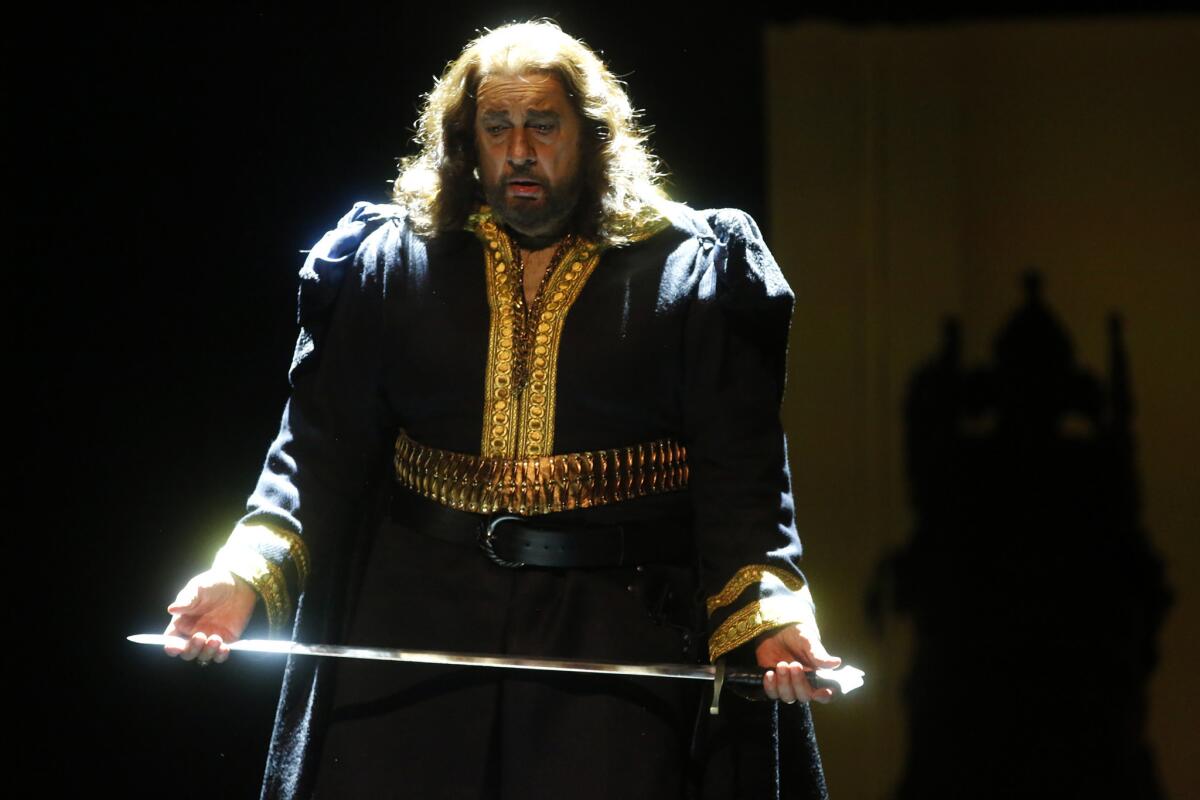 Placido Domingo in L.A. Opera's 'Macbeth'