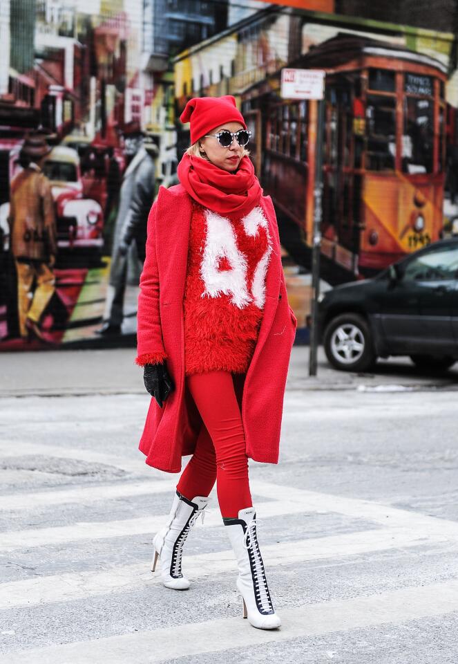 New York Fashion Week: Street Style - Los Angeles Times