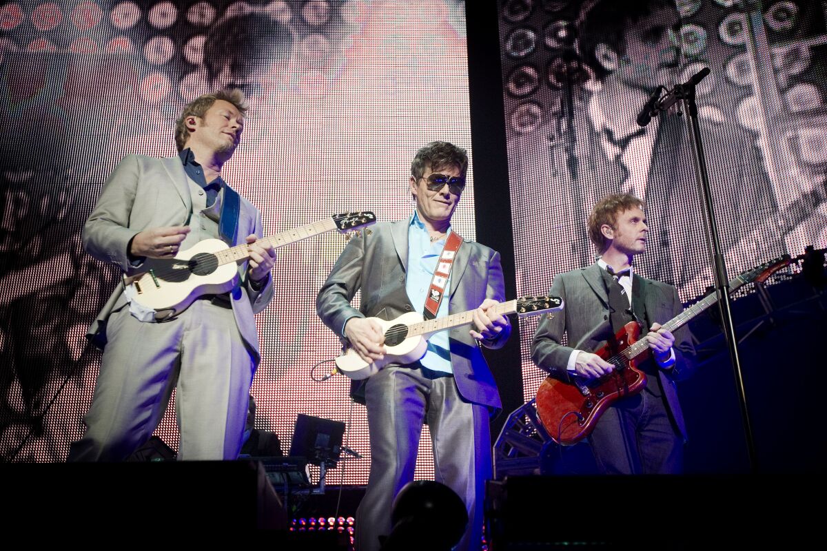 A-ha performs in Oslo on Nov. 30, 2010.