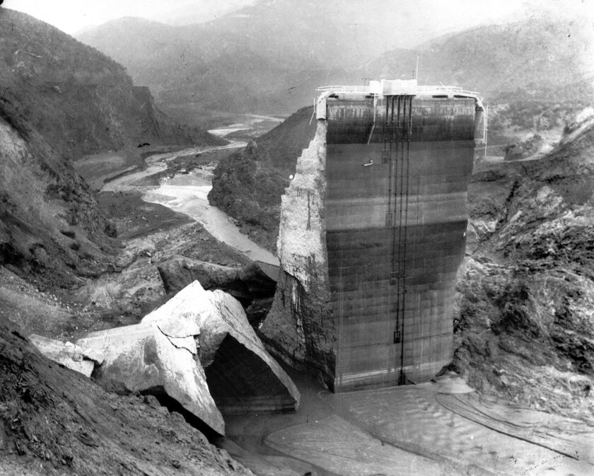 California Retrospective St. Francis Dam collapse left a trail of
