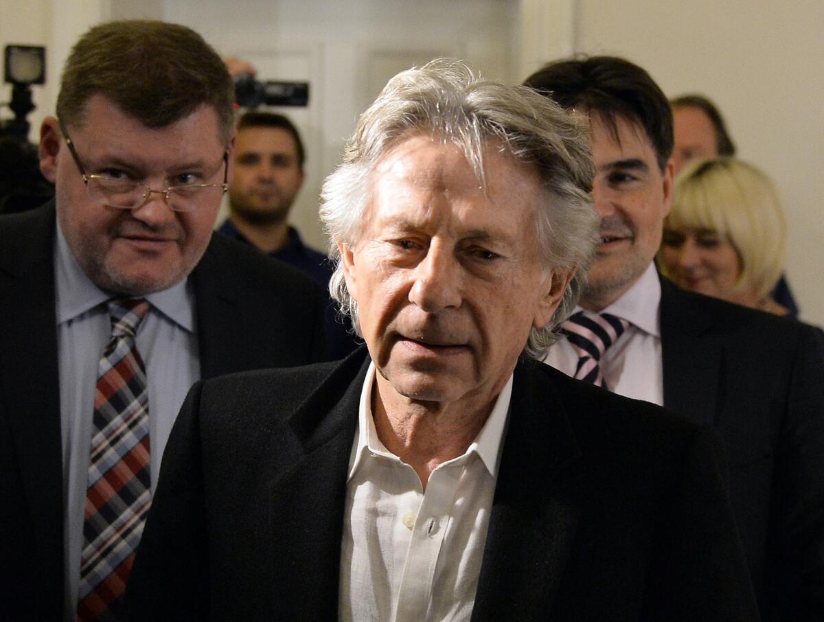 Director Roman Polanski in October after his trial at the regional court in Krakow, Poland.