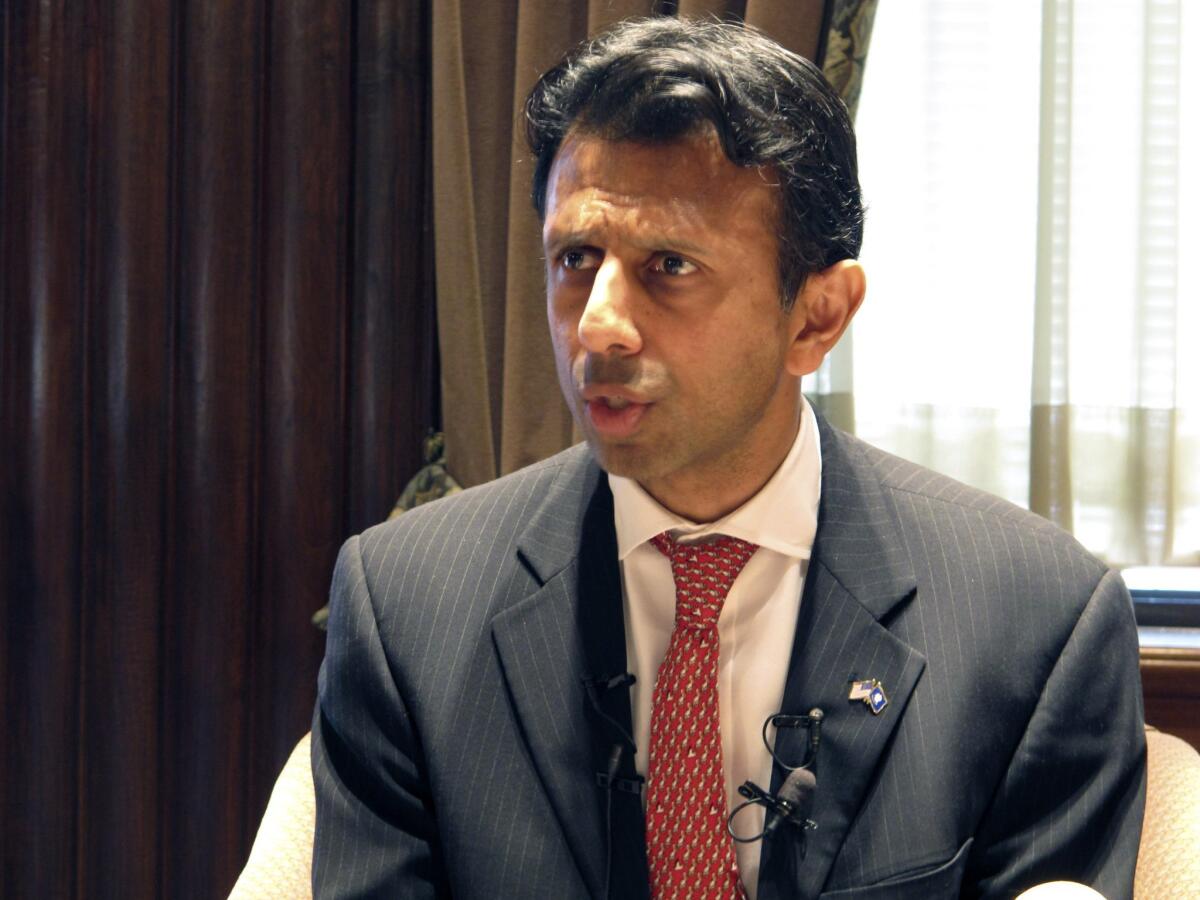 Republican Gov. Bobby Jindal talks about the end of the Louisiana legislative session.