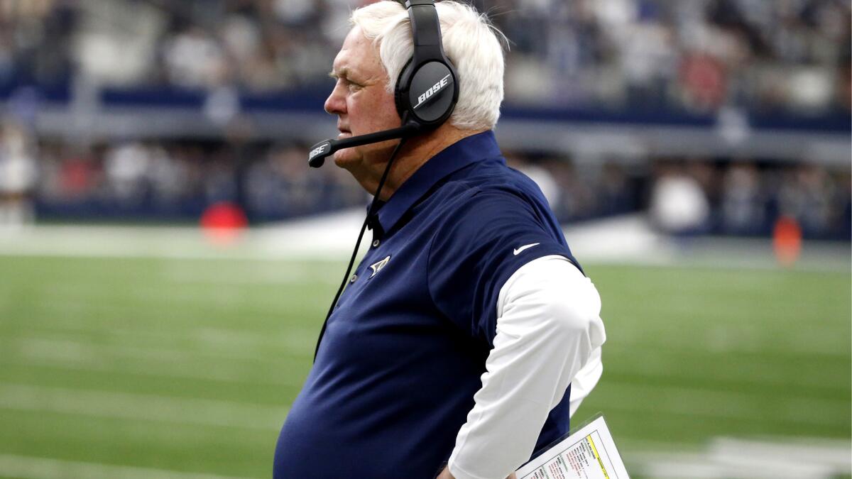 Defensive coordinator Wade Phillips has helped guide the Rams to a 3-1 start this season.