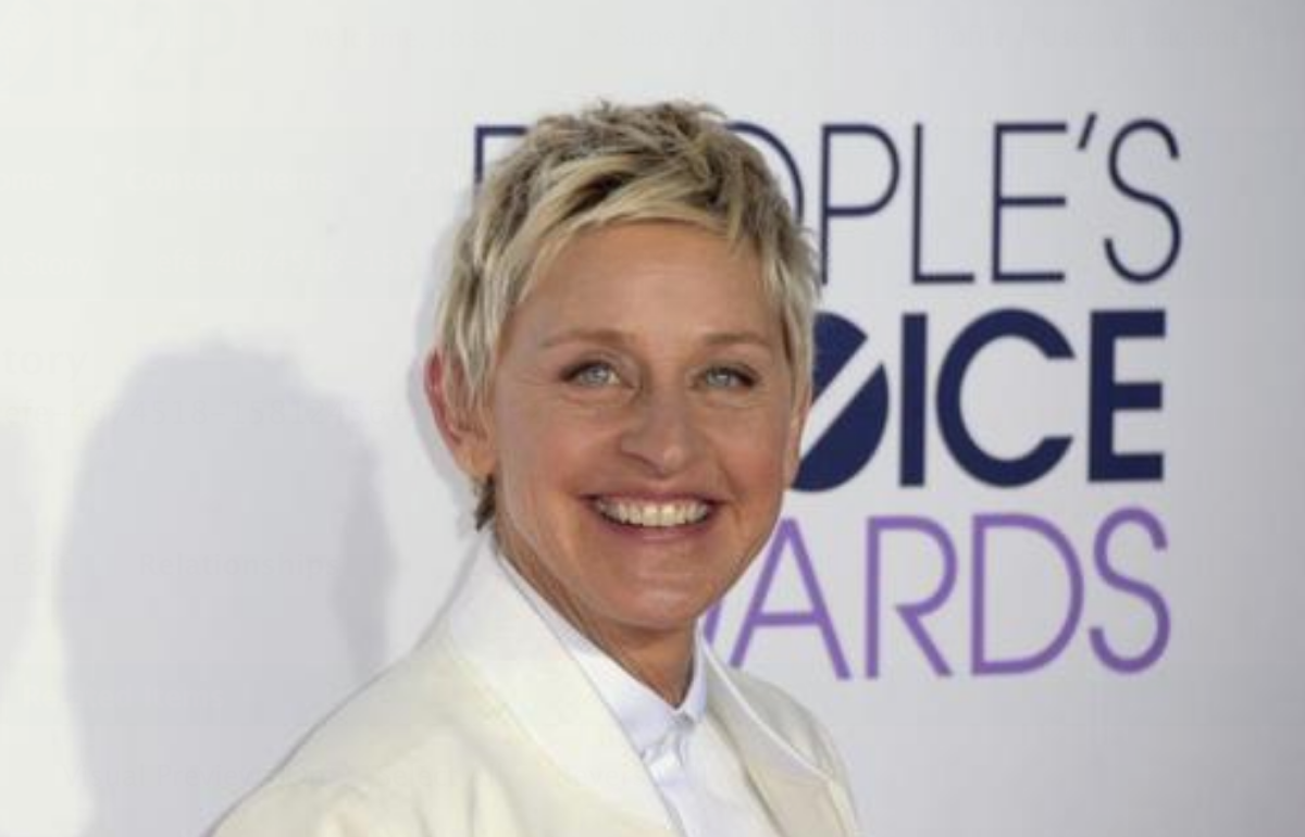 La comediante estadounidense Ellen DeGeneres.