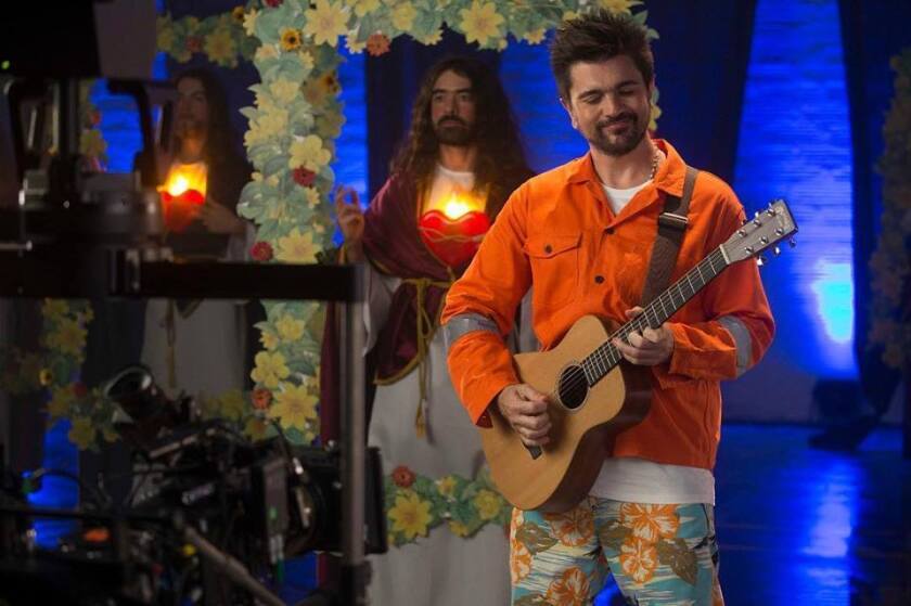 Una imagen extraída de la grabación del video correspondiente al tema musical “La Plata” de Juanes.