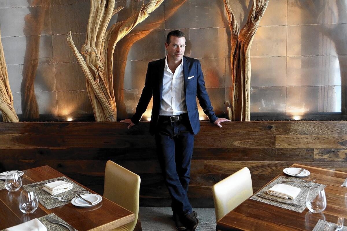 Lee Maen, a founding partner of Innovative Dining Group, focuses on site selection, design and architecture. He’s shown at Boa Steakhouse.