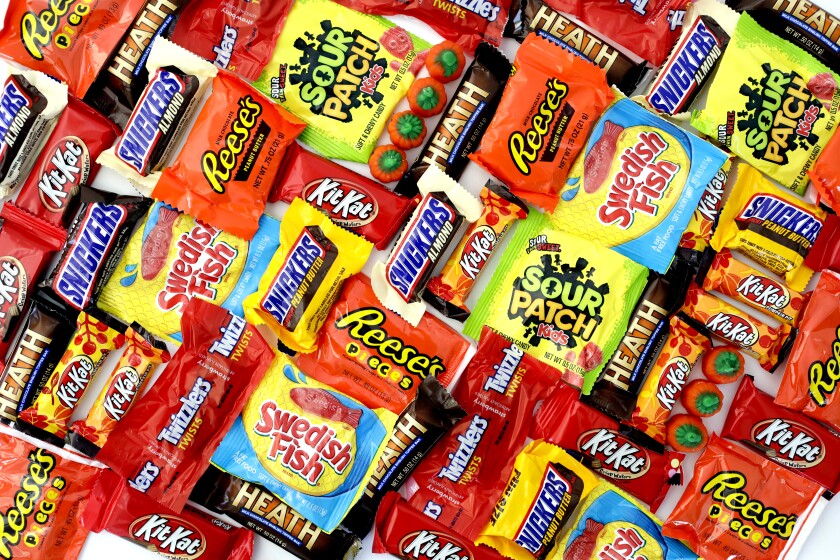 An assortment of candy.