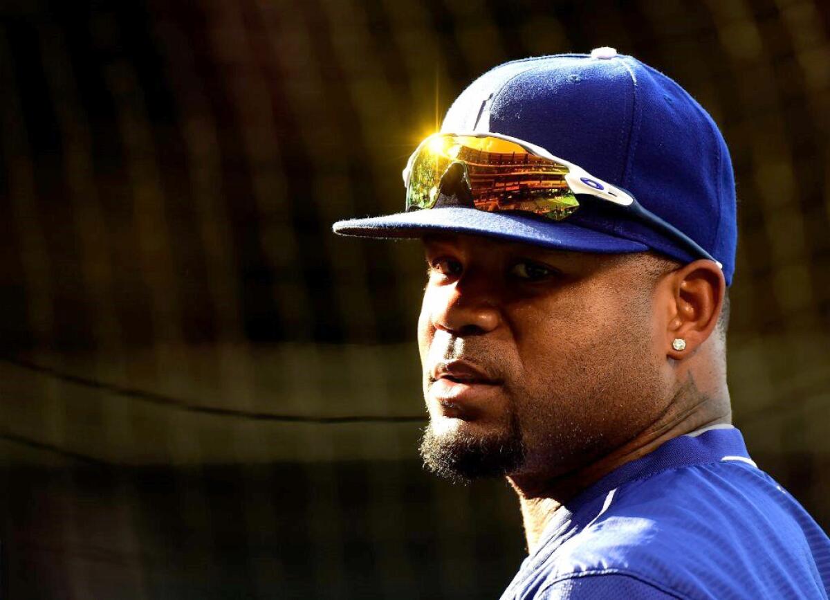 Carl Crawford, whom the Dodgers have designated for assignment, played well for the team when he was healthy.