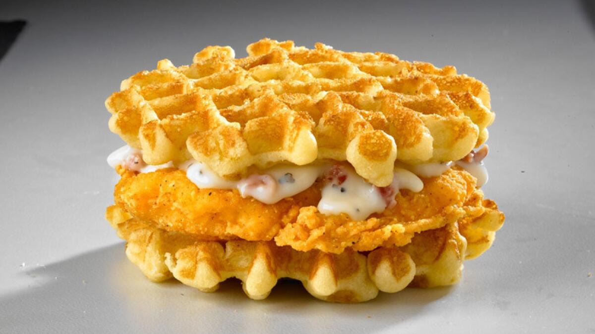 Waffle Breakfast Sandwich Panini - Court's House