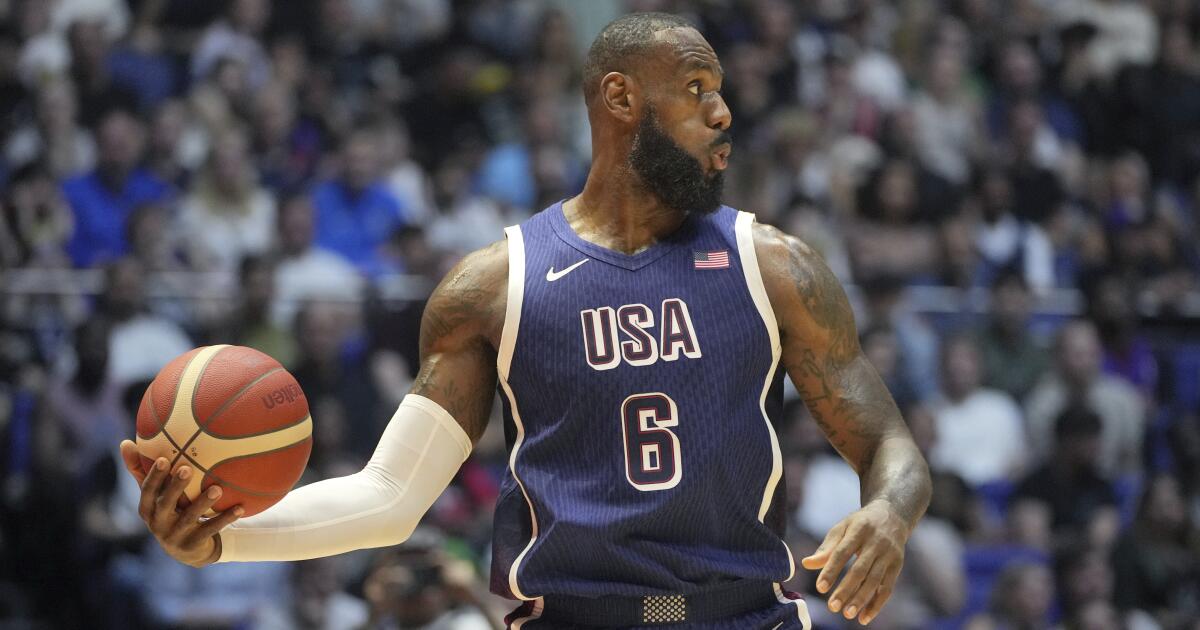 LeBron James selected as a flagbearer for U.S. at opening ceremony for Paris Olympics