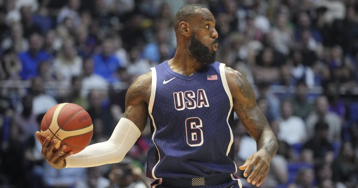 LeBron James selected as flagbearer at Olympics opening ceremony