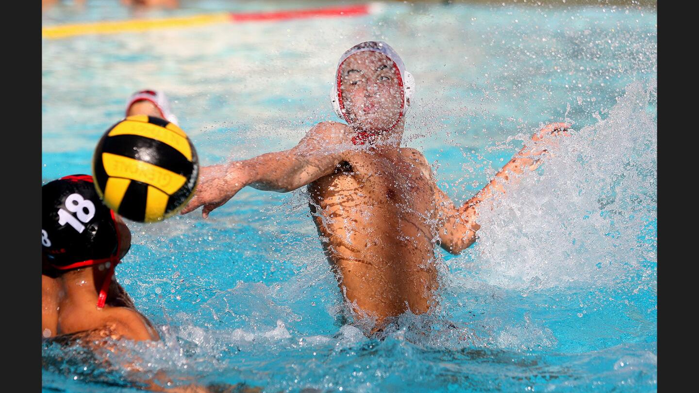 Photo Gallery: Glendale vs. Burroughs in Pacific League boys' water polo