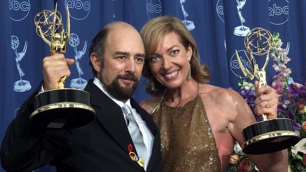 The Emmys Robert Schiff and Allison Janney won in 2000 were among the nine "The West Wing" took home for its first season.