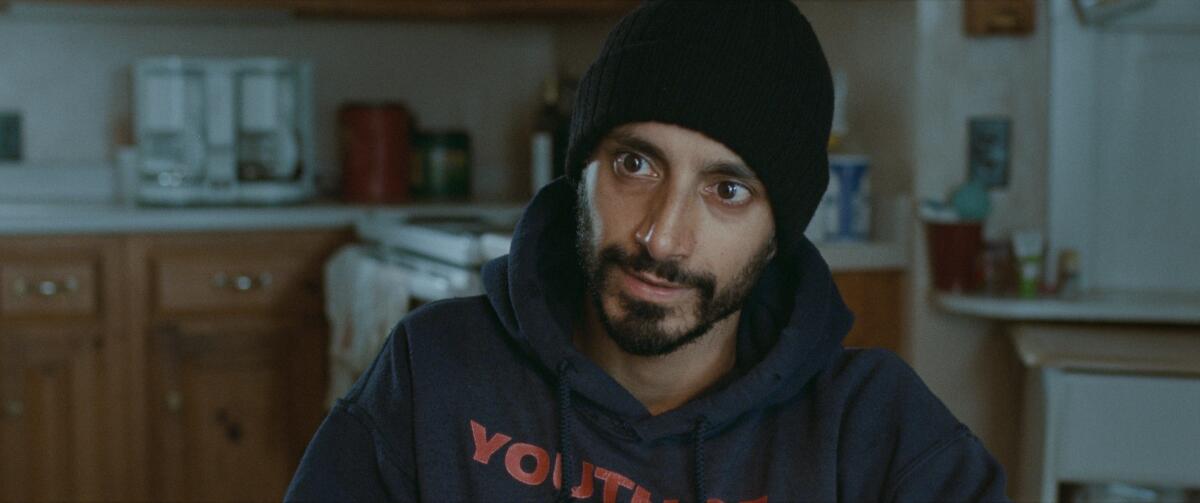 Riz Ahmed in a scene from "Sound of Metal."
